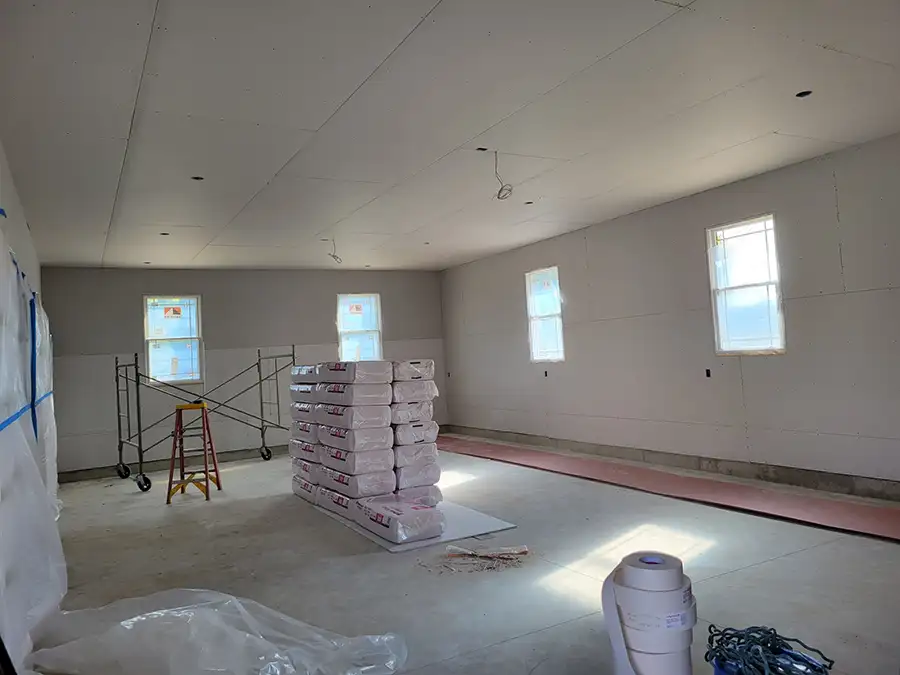 Integrity Painting & Drywall - drywall installation project - Lincoln, Bloomington-Normal, and all through McLean & Logan Counties in IL
